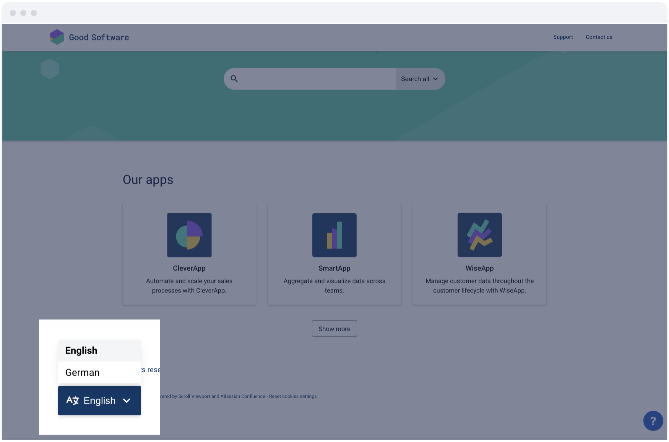 Switch languages on Viewport portal page.png